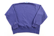 90's Champion Embroidered Logo Purple Sweatshirt - Sweatshirt - Thrifted Threads