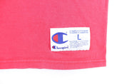 90's Champion Embroidered Logo Red Tank Top - ThriftedThreads.com