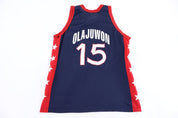 90's Champion Hakeem Olajuwon United States Basketball Jersey - Jerseys/Tanks - Thrifted Threads