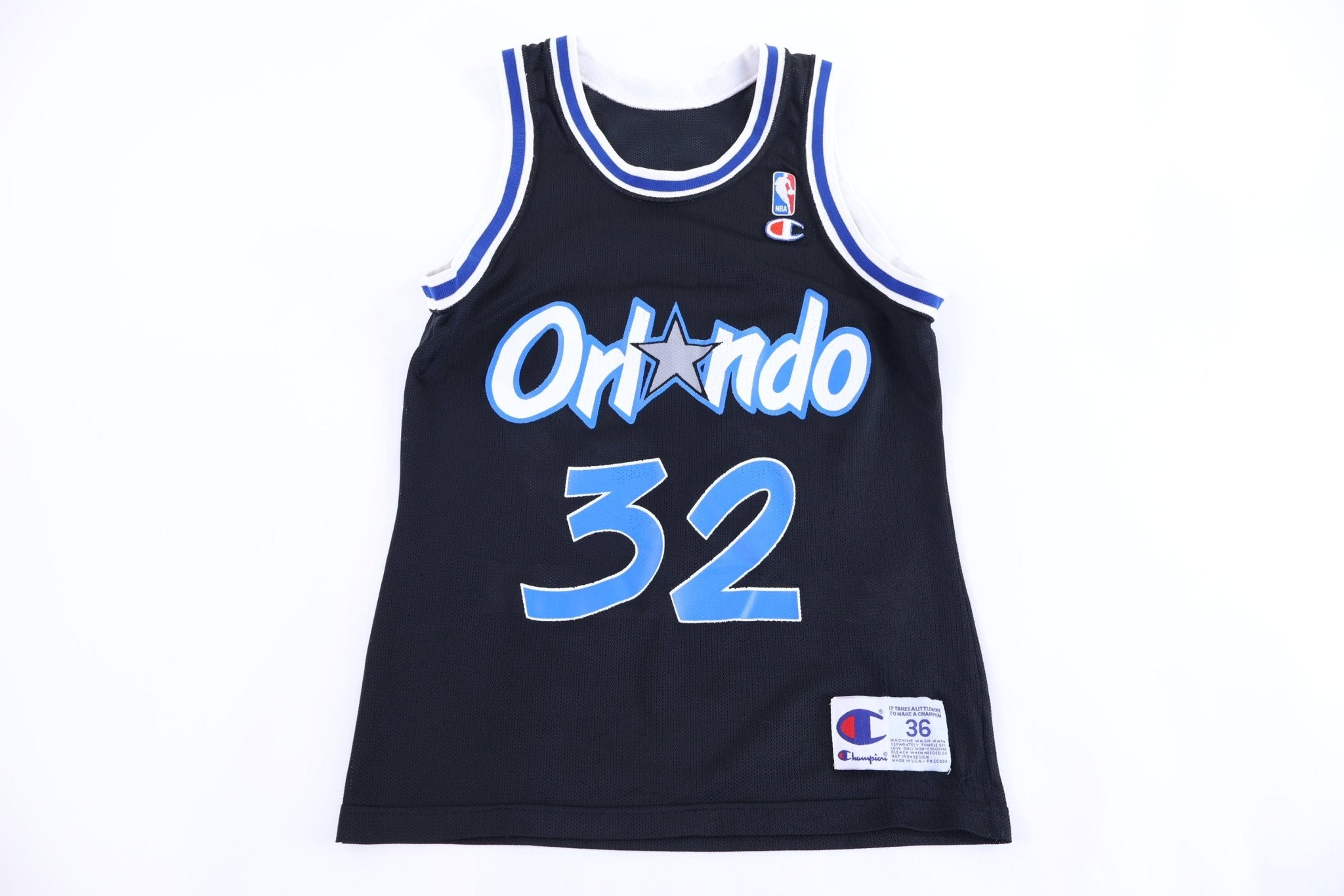 90's Champion Orlando Magic Shaquille O'Neal Basketball Jersey - Jerseys/Tanks - Thrifted Threads