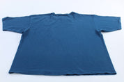 90's Champion Spellout Logo Blue T-Shirt - ThriftedThreads.com