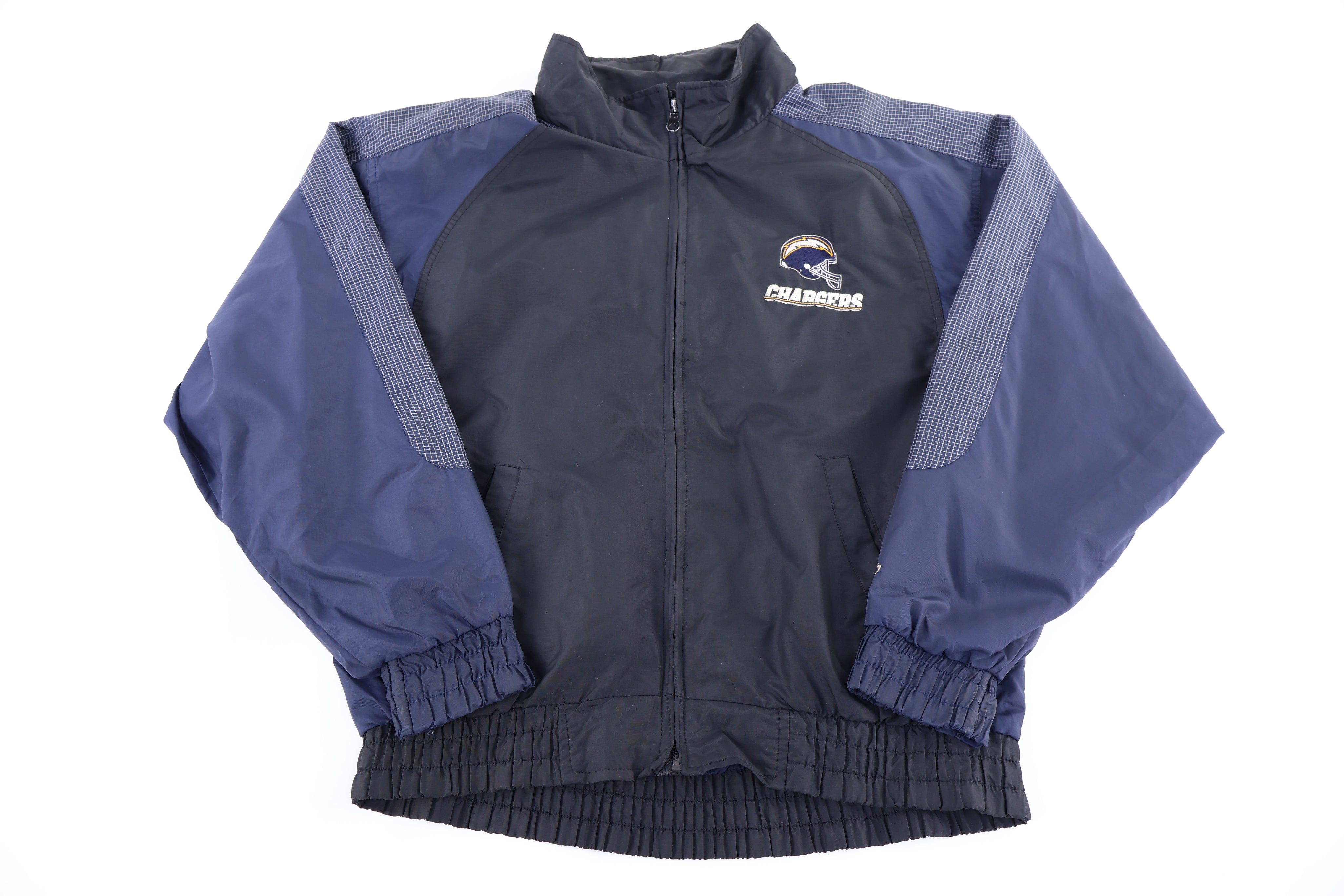 90's Chargers Football Full Zip Jacket - Jacket - Thrifted Threads