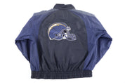 90's Chargers Football Full Zip Jacket - Jacket - Thrifted Threads