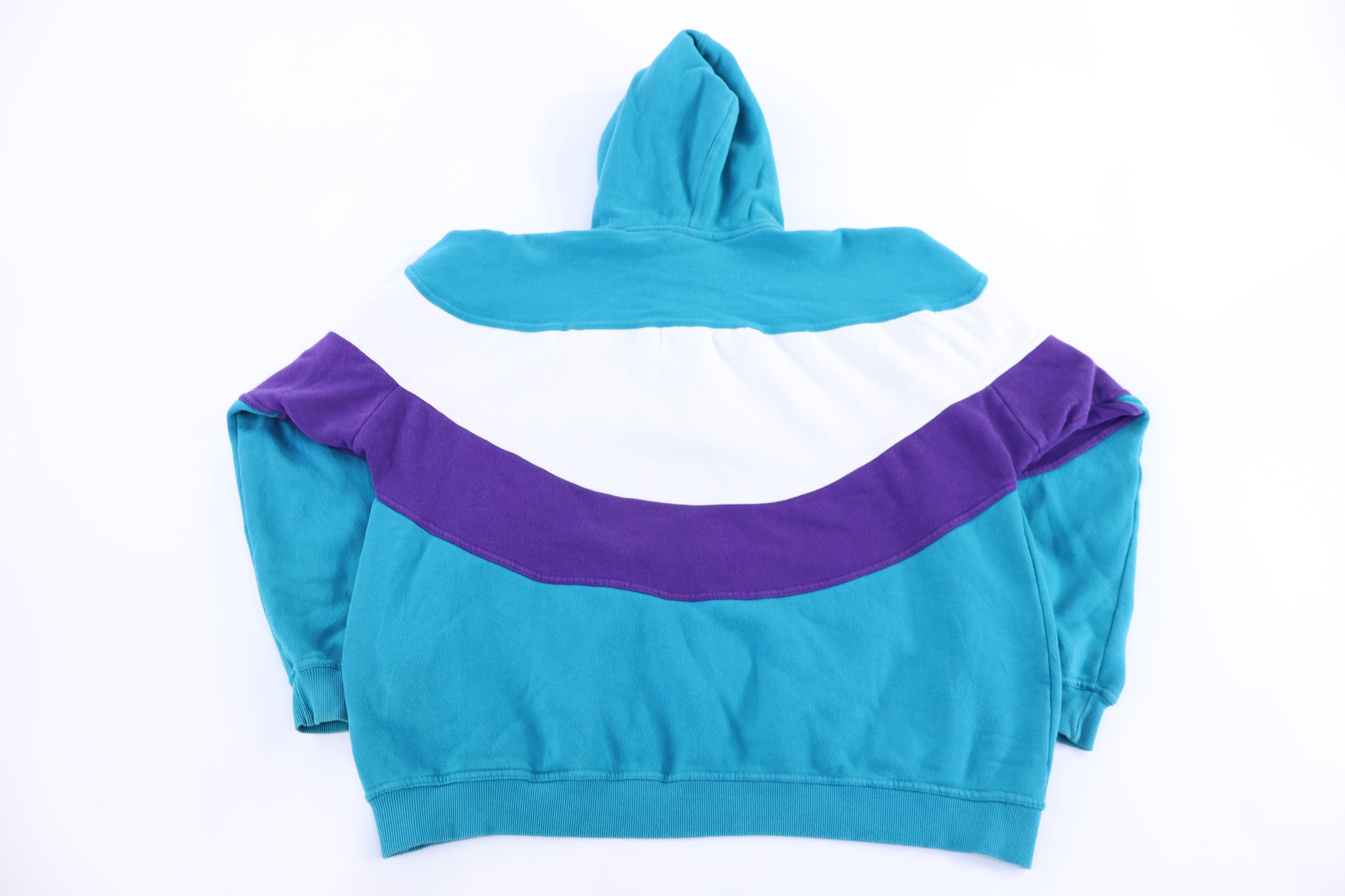 90's Charlotte Hornets Basketball Pullover Hoodie - Sweatshirt - Thrifted Threads