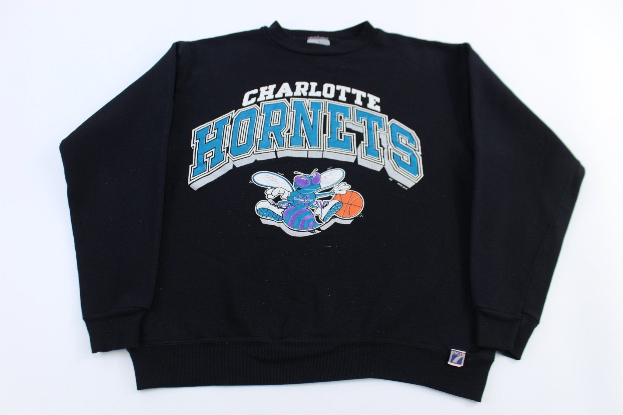 90's Charlotte Hornets Basketball Sweatshirt - Sweatshirt - Thrifted Threads