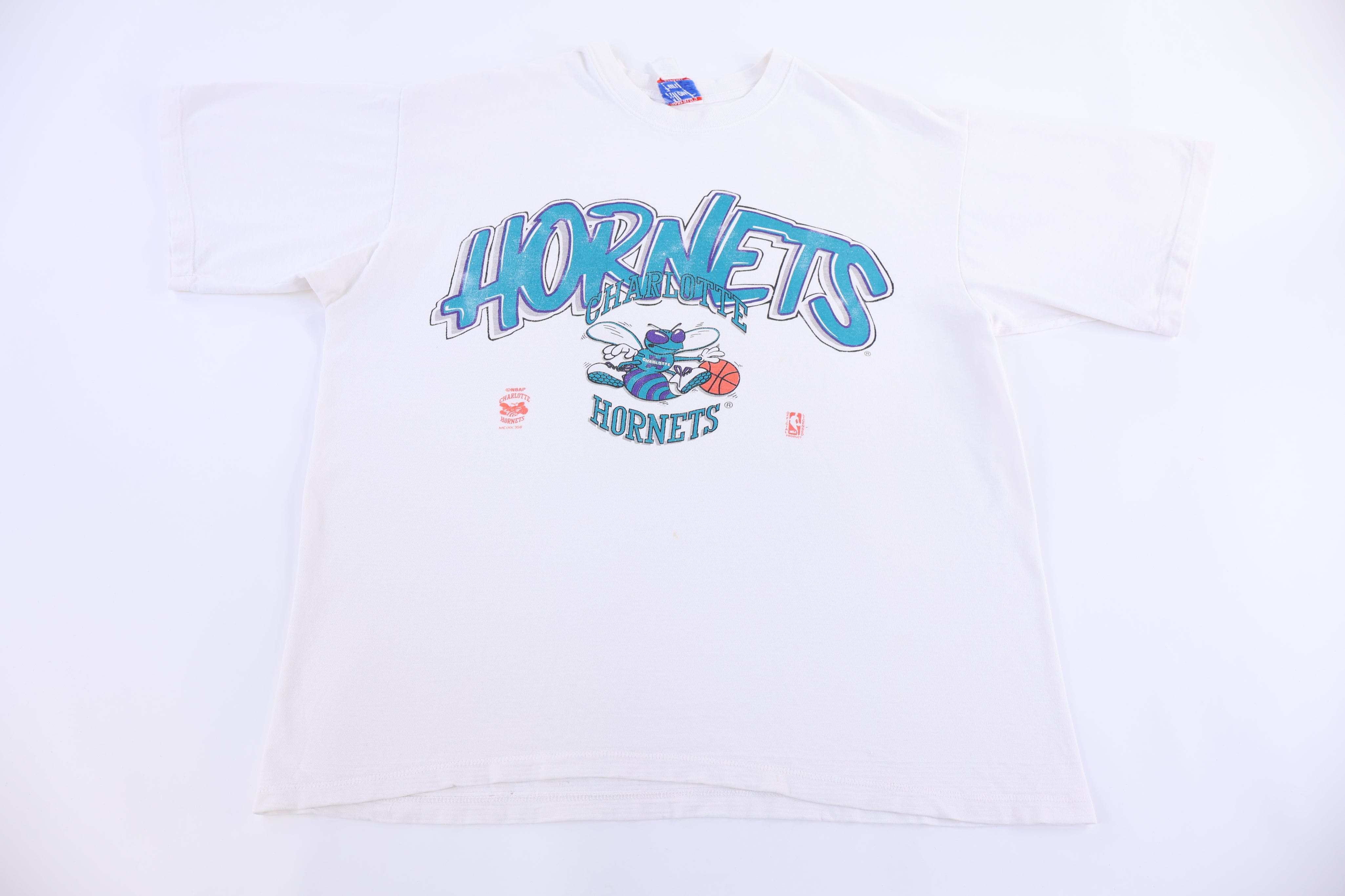 90's Charlotte Hornets Basketball T-shirt - Shirts & Tops - Thrifted Threads