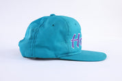 90's Charlotte Hornets Snapback Hat - Hats - Thrifted Threads