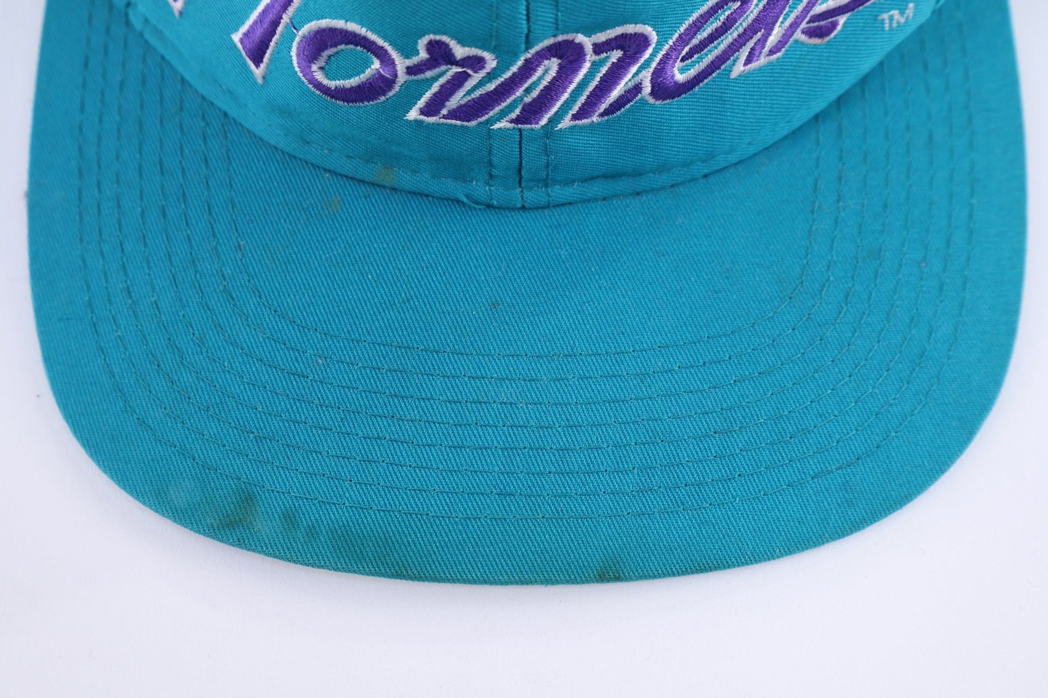 90's Charlotte Hornets Snapback Hat - Hats - Thrifted Threads