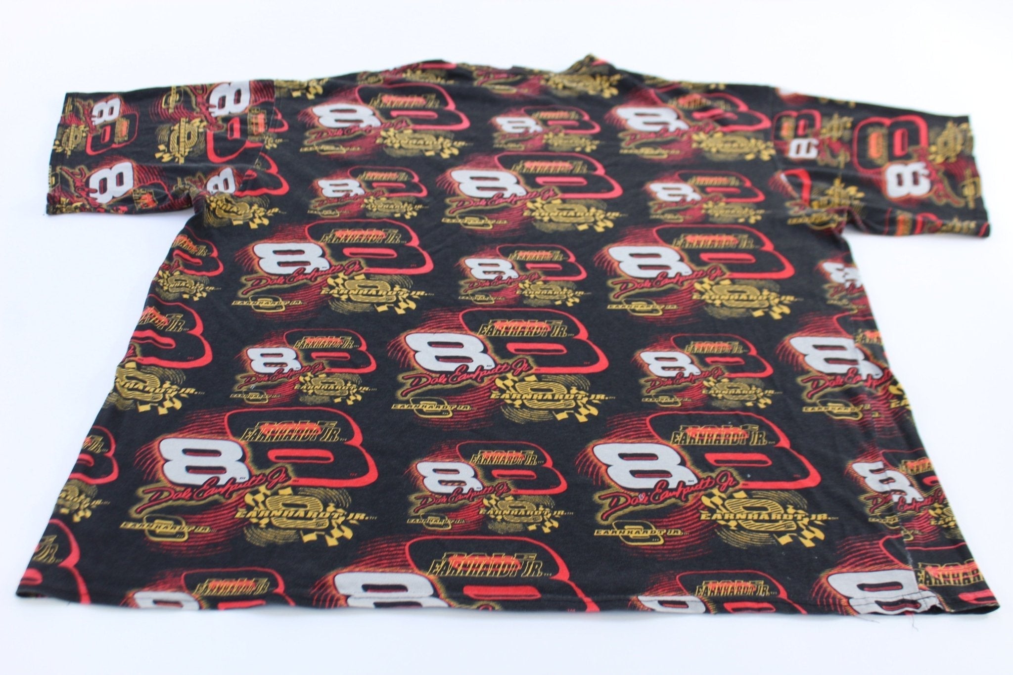 90's Chase Authentics Dale Earnhardt Jr All Over Print T-Shirt - T-Shirts - Thrifted Threads