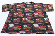 90's Chase Authentics Dale Earnhardt Jr All Over Print T-Shirt - T-Shirts - Thrifted Threads