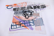 90's Chicago Bears Football All Over Graphic T-shirt - Shirts & Tops - Thrifted Threads
