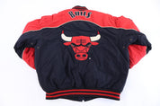 90's Chicago Bulls Basketball Full Zip Jacket - Jacket - Thrifted Threads