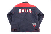 90's Chicago Bulls Basketball Full Zip Jacket - Jacket - Thrifted Threads