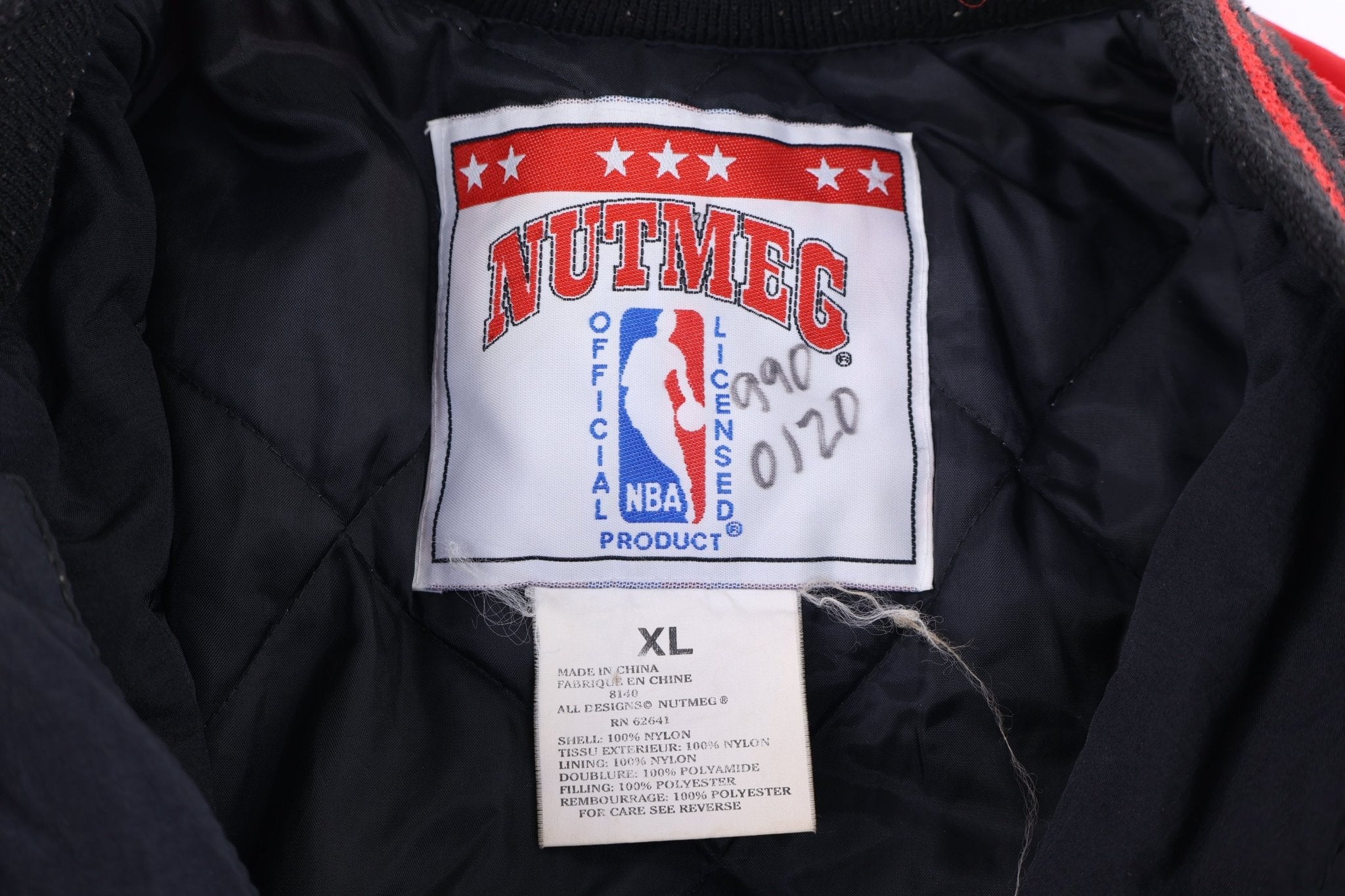 90's Chicago Bulls Basketball Full Zip Jacket - Jacket - Thrifted Threads
