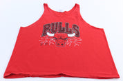 90's Chicago Bulls Basketball Graphic Tank Top - ThriftedThreads.com