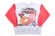 90's Chicago Bulls Basketball Sweatshirt - Sweatshirt - Thrifted Threads