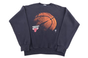 90's Chicago Bulls Basketball Sweatshirt - Sweatshirt - Thrifted Threads