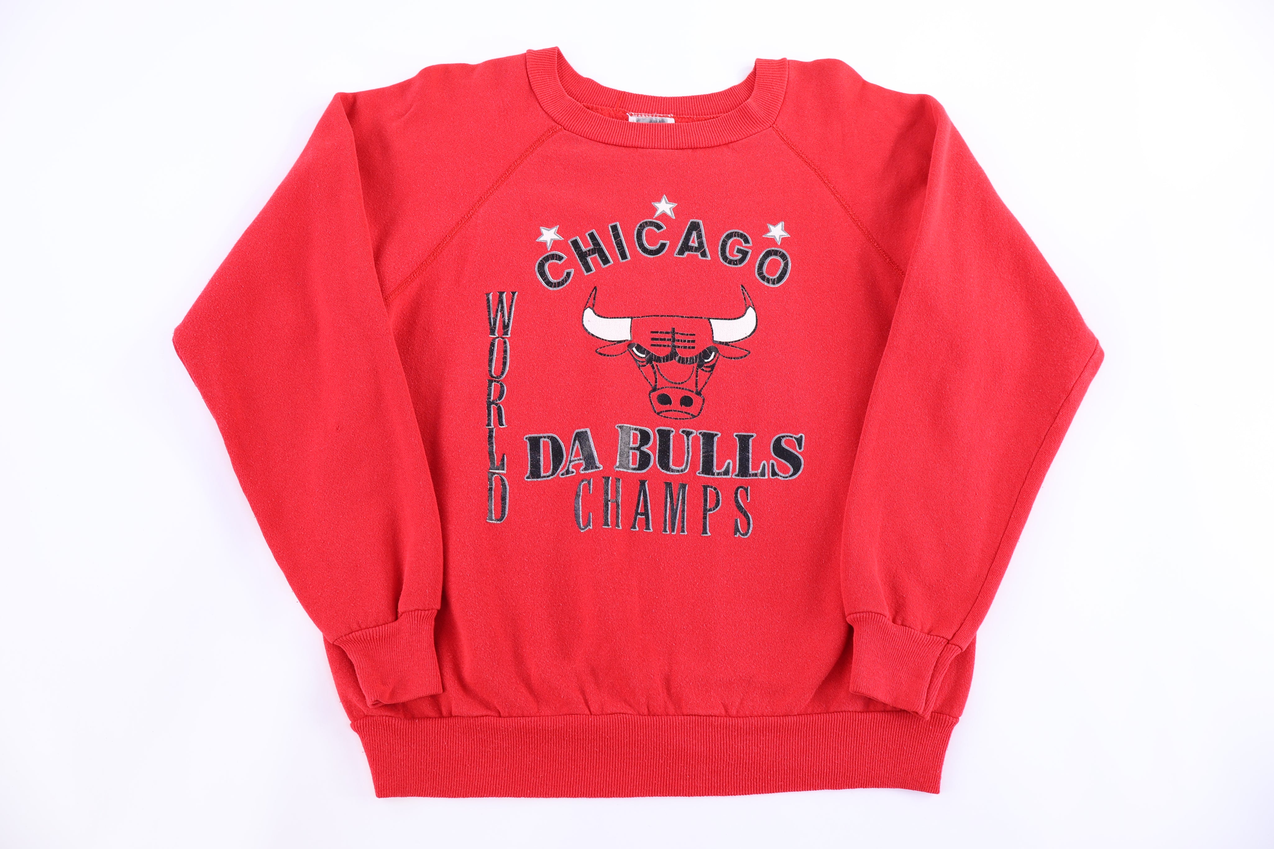 90's Chicago Bulls Basketball Sweatshirt - Sweatshirt - Thrifted Threads