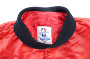 90's Chicago Bulls Embroidered Starter Jacket - ThriftedThreads.com