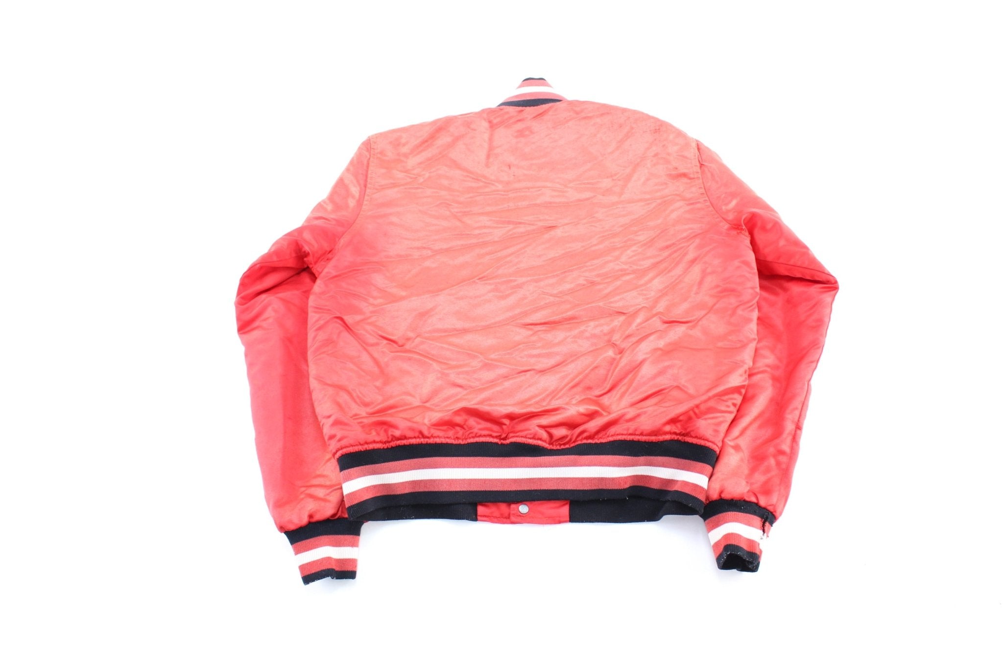 90's Chicago Bulls Embroidered Starter Jacket - ThriftedThreads.com
