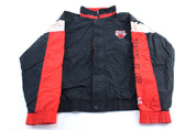 90's Chicago Bulls Embroidered Starter Zip Up Jacket - ThriftedThreads.com