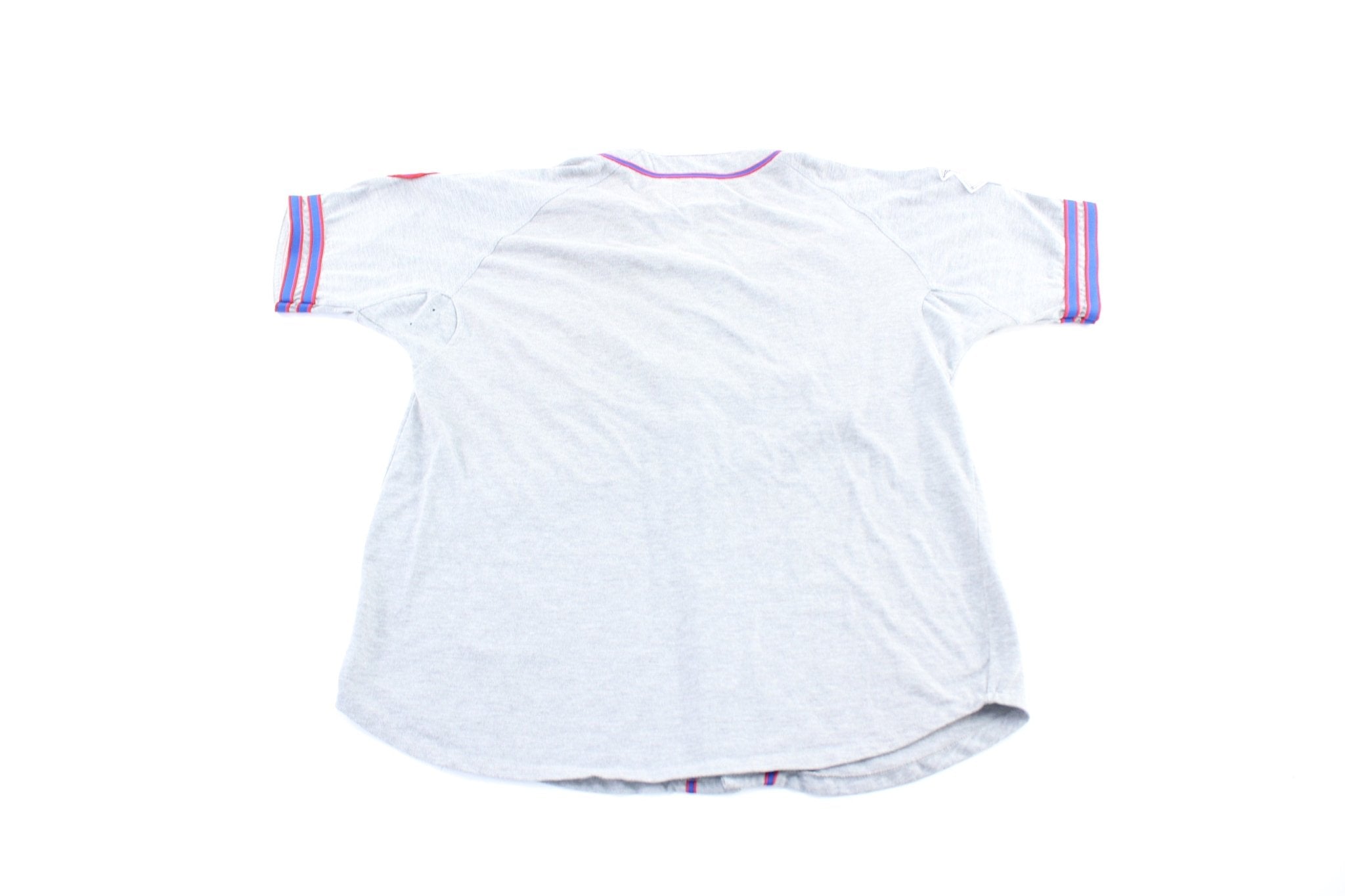 90's Chicago Cubs Embroidered Starter Baseball Jersey - ThriftedThreads.com