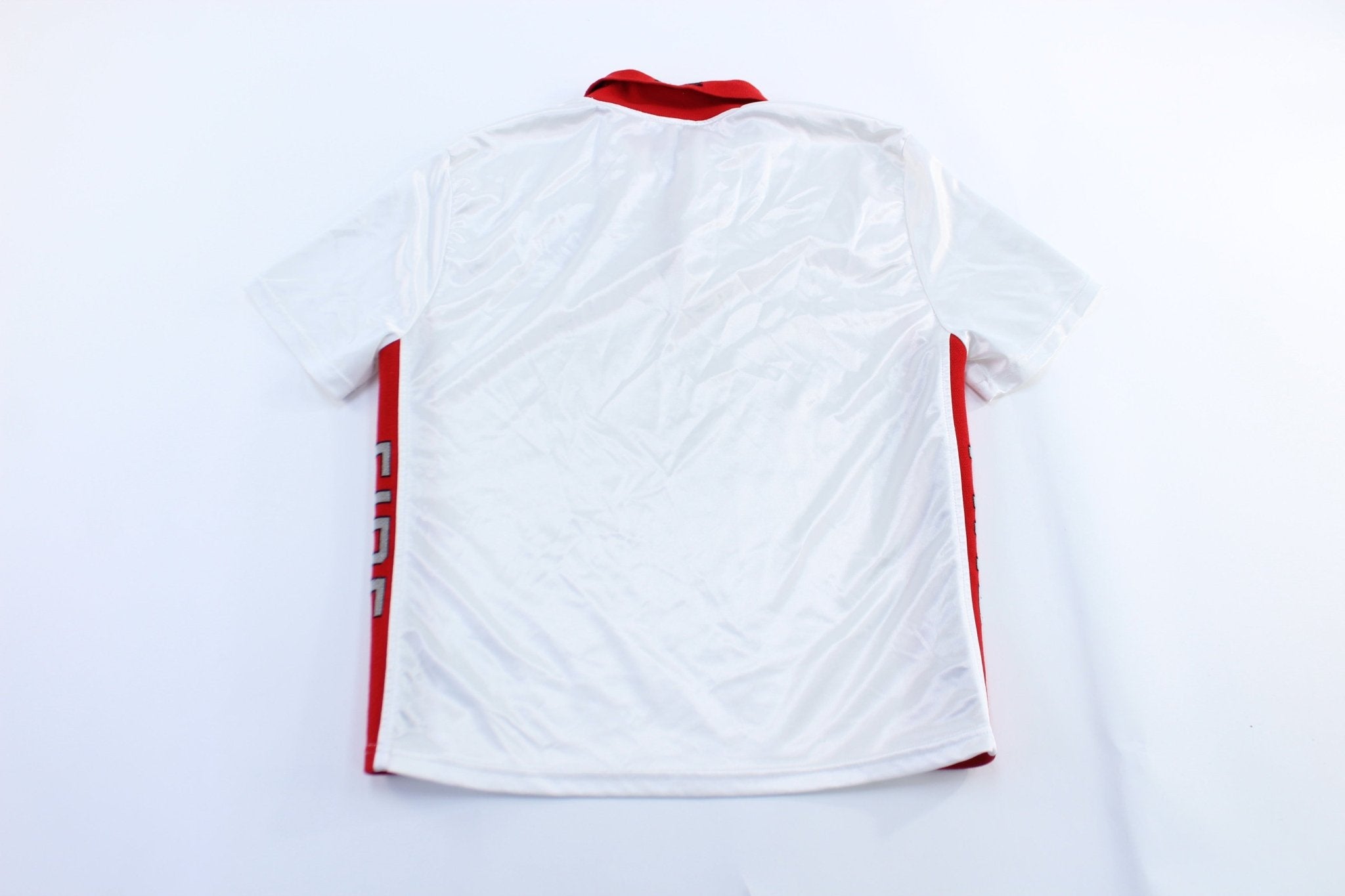 90’s Chicago Fire RED & White MLS Soccer Jersey - ThriftedThreads.com