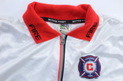 90’s Chicago Fire RED & White MLS Soccer Jersey - ThriftedThreads.com