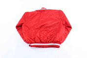 90's Cincinnati Reds Embroidered Starter Bomber Jacket - ThriftedThreads.com