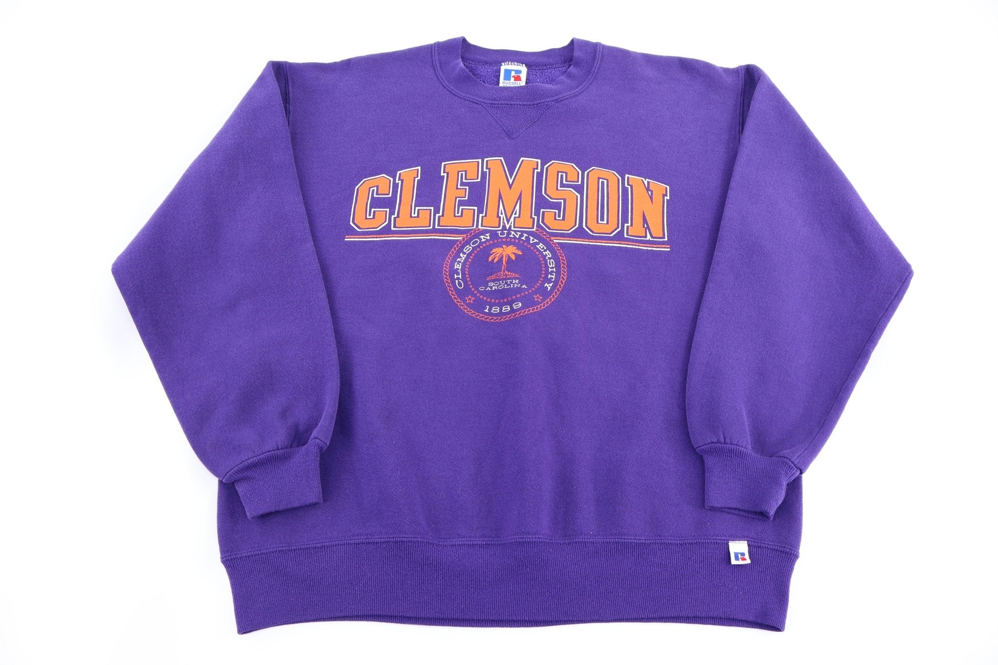 90's Clemson University Sweatshirt - Sweatshirt - Thrifted Threads