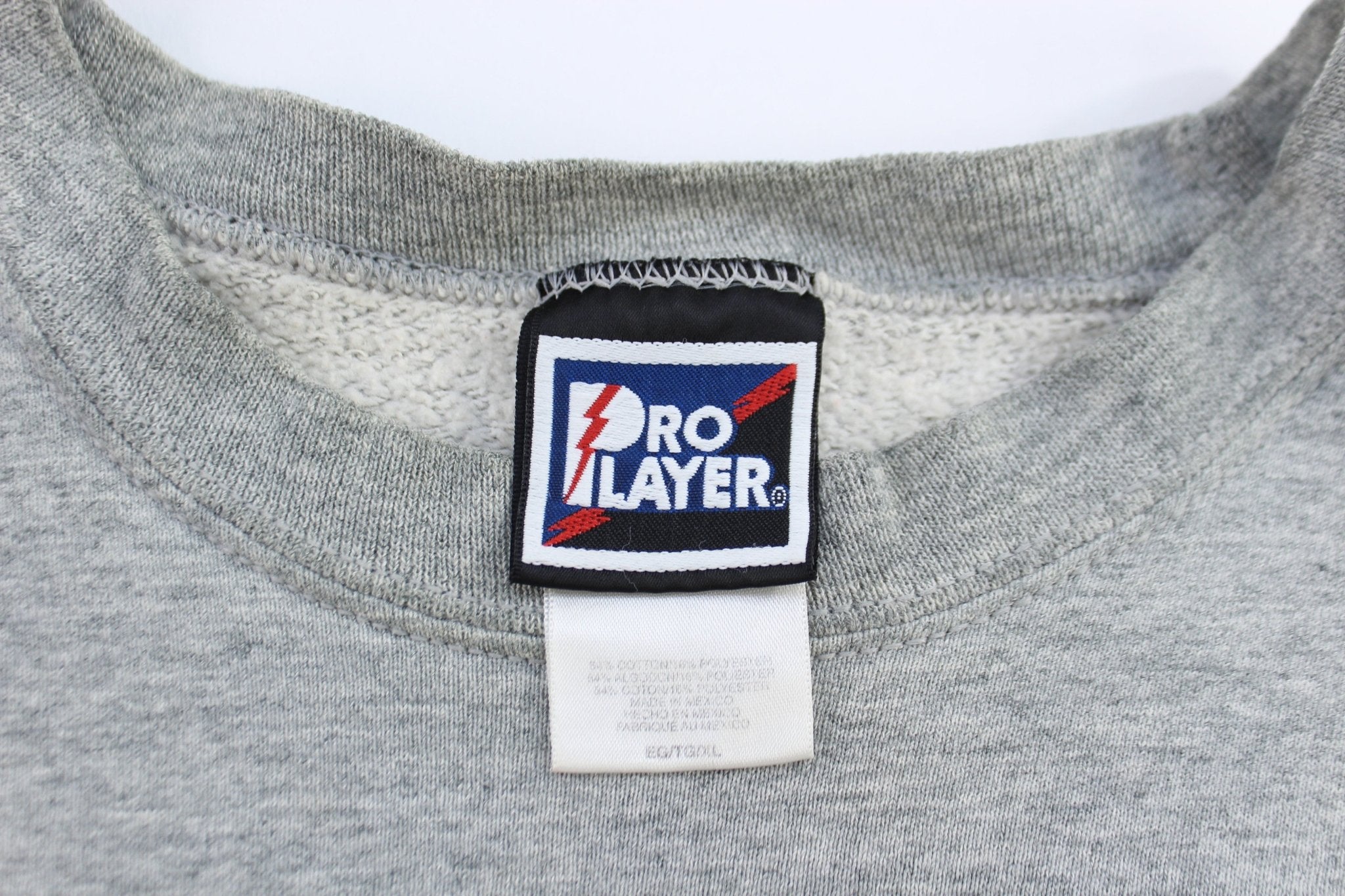 90's Cleveland Browns Football Embroidered Pro Player Sweatshirt - ThriftedThreads.com