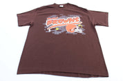 90's Cleveland Browns Football Graphic T-Shirt - T-Shirts - Thrifted Threads