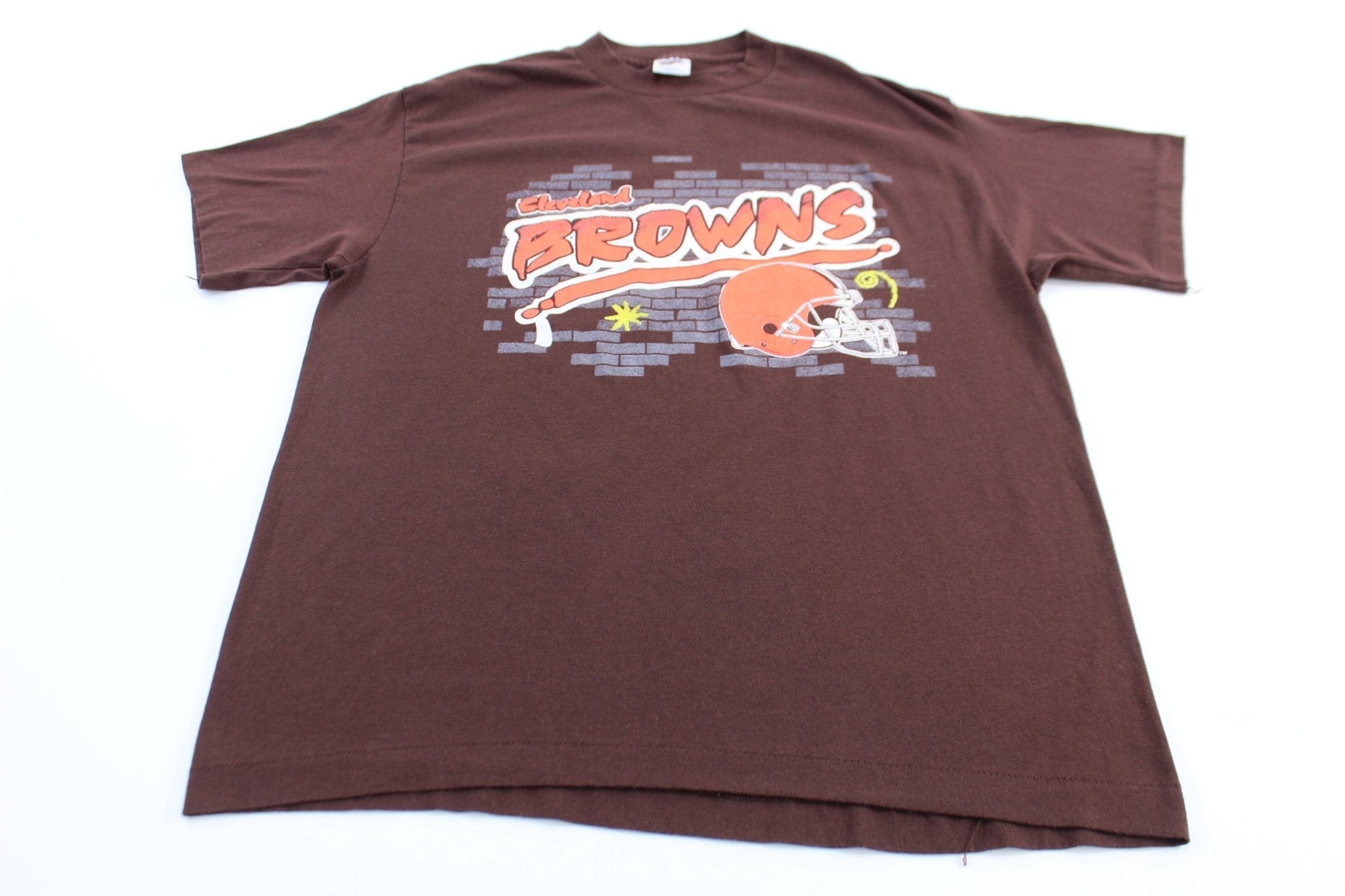 90's Cleveland Browns Football Graphic T-Shirt - T-Shirts - Thrifted Threads