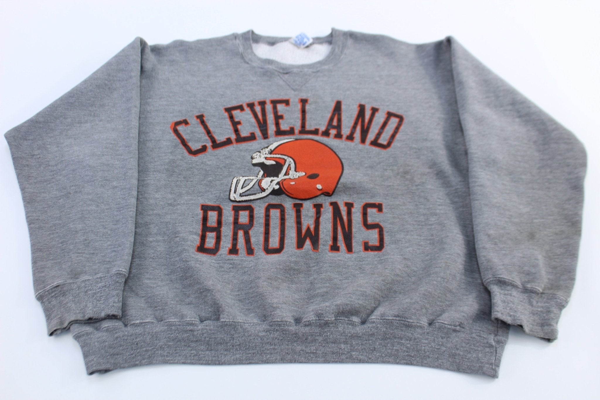 90's Cleveland Browns Football Russell Athletic Sweatshirt - ThriftedThreads.com