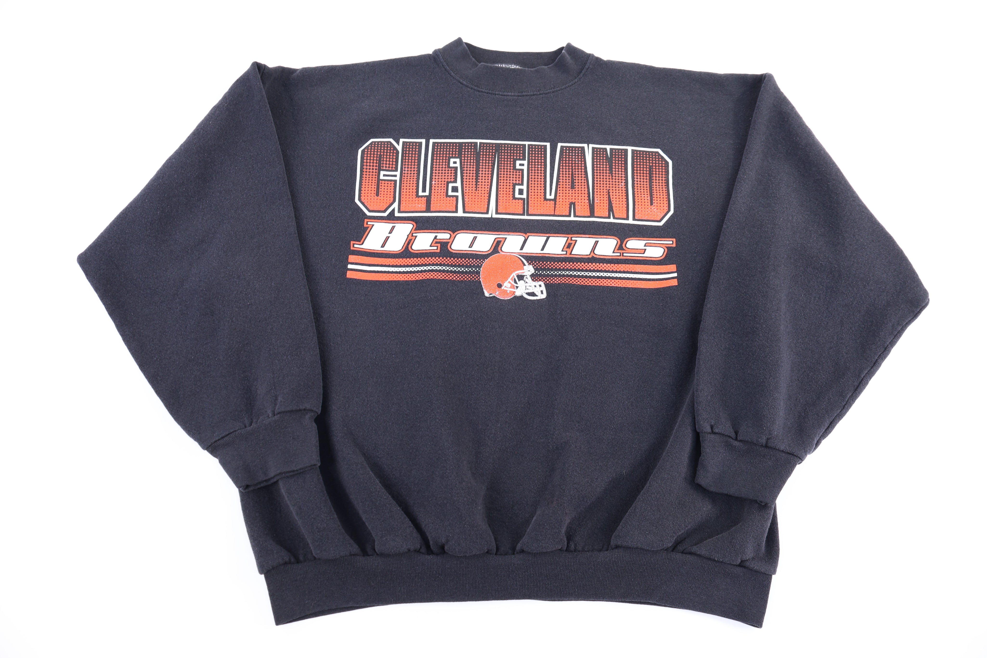 90's Cleveland Browns Football Sweatshirt - Sweatshirt - Thrifted Threads