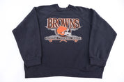 90's Cleveland Browns Football Sweatshirt - sweatshirt - Thrifted Threads