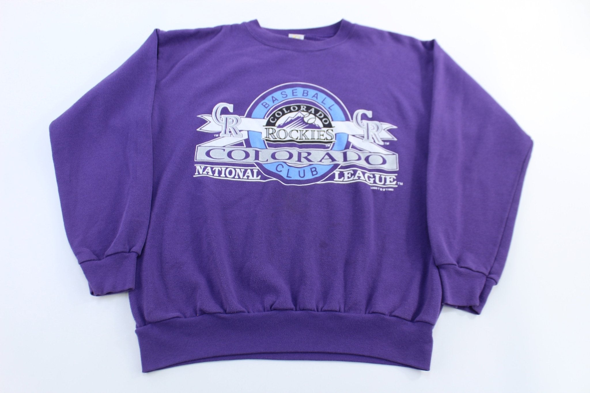 90's Colorado Rockies Baseball Sweatshirt - ThriftedThreads.com