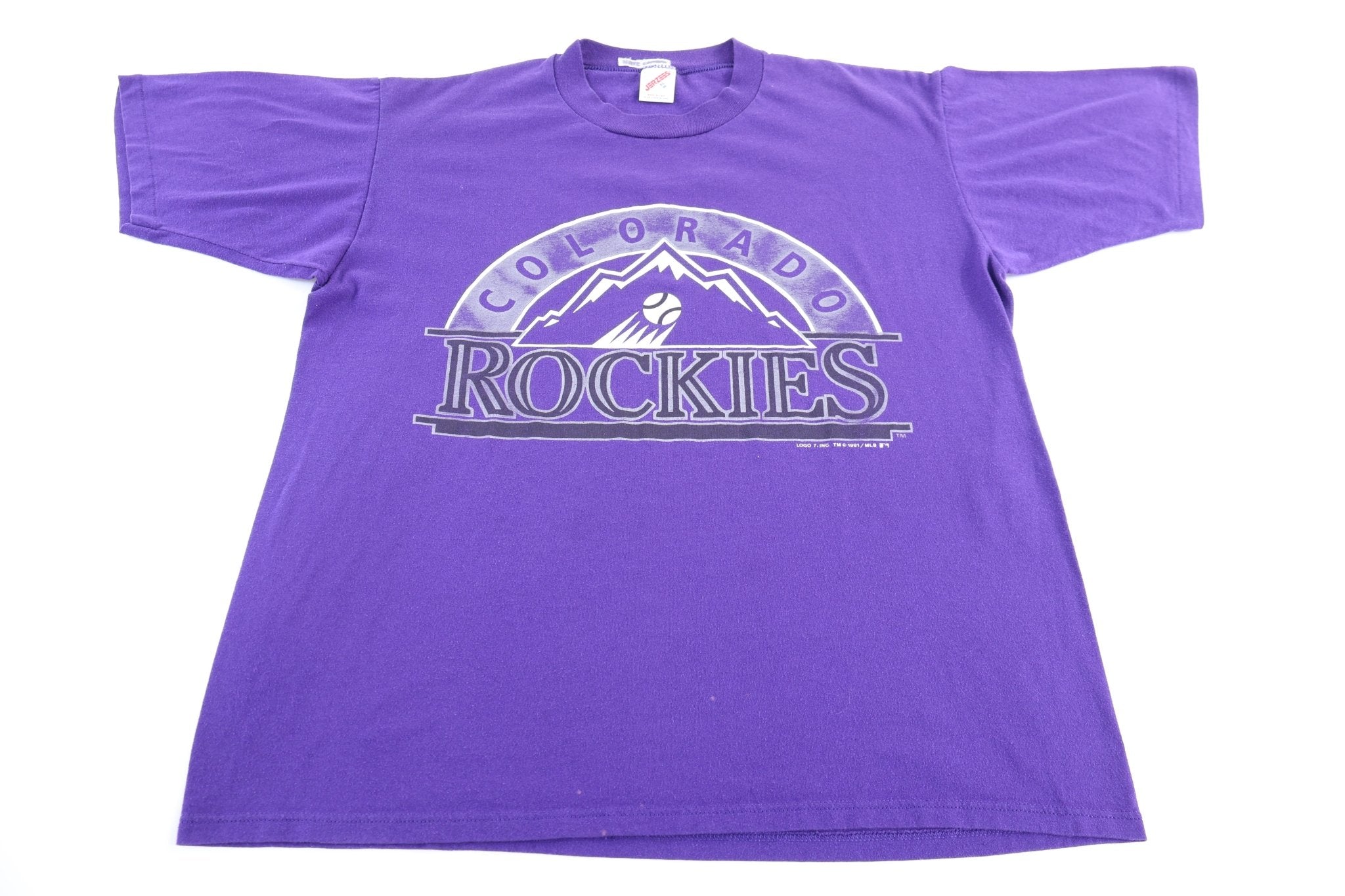 90's Colorado Rockies Baseball T-shirt - Shirts & Tops - Thrifted Threads