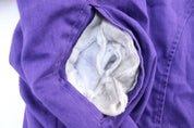 90's Colorado Rockies Embroidered Black & Purple Varsity Jacket - ThriftedThreads.com