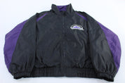 90's Colorado Rockies Embroidered Zip Up Jacket - ThriftedThreads.com