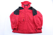 90's Columbia Sportswear Red & Black Zip Up Jacket - ThriftedThreads.com