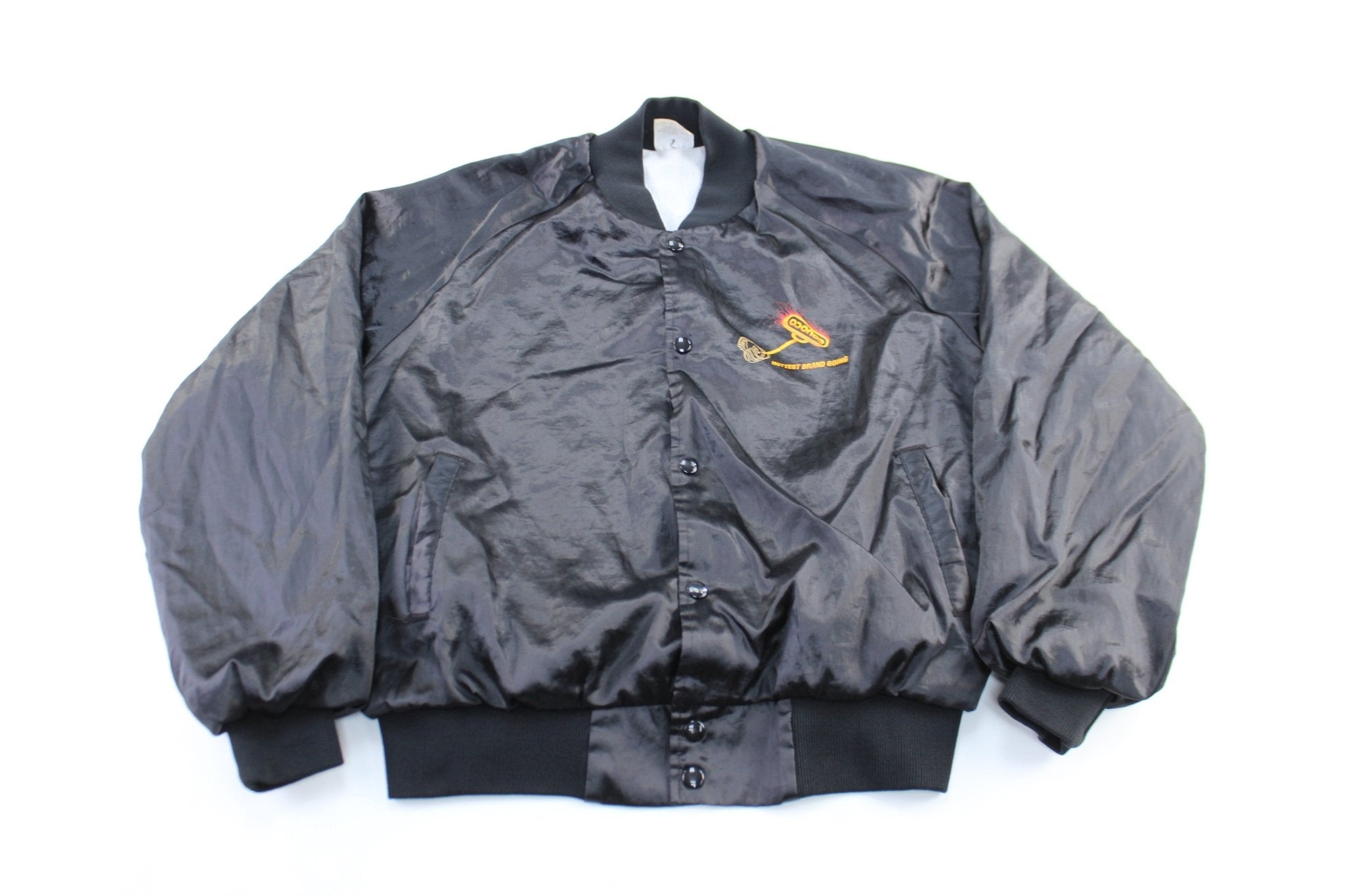 90's Conoco Hottest Brand Going Bomber Jacket - ThriftedThreads.com