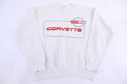 90's Corvette Logo Graphic Sweatshirt - Sweatshirt - Thrifted Threads