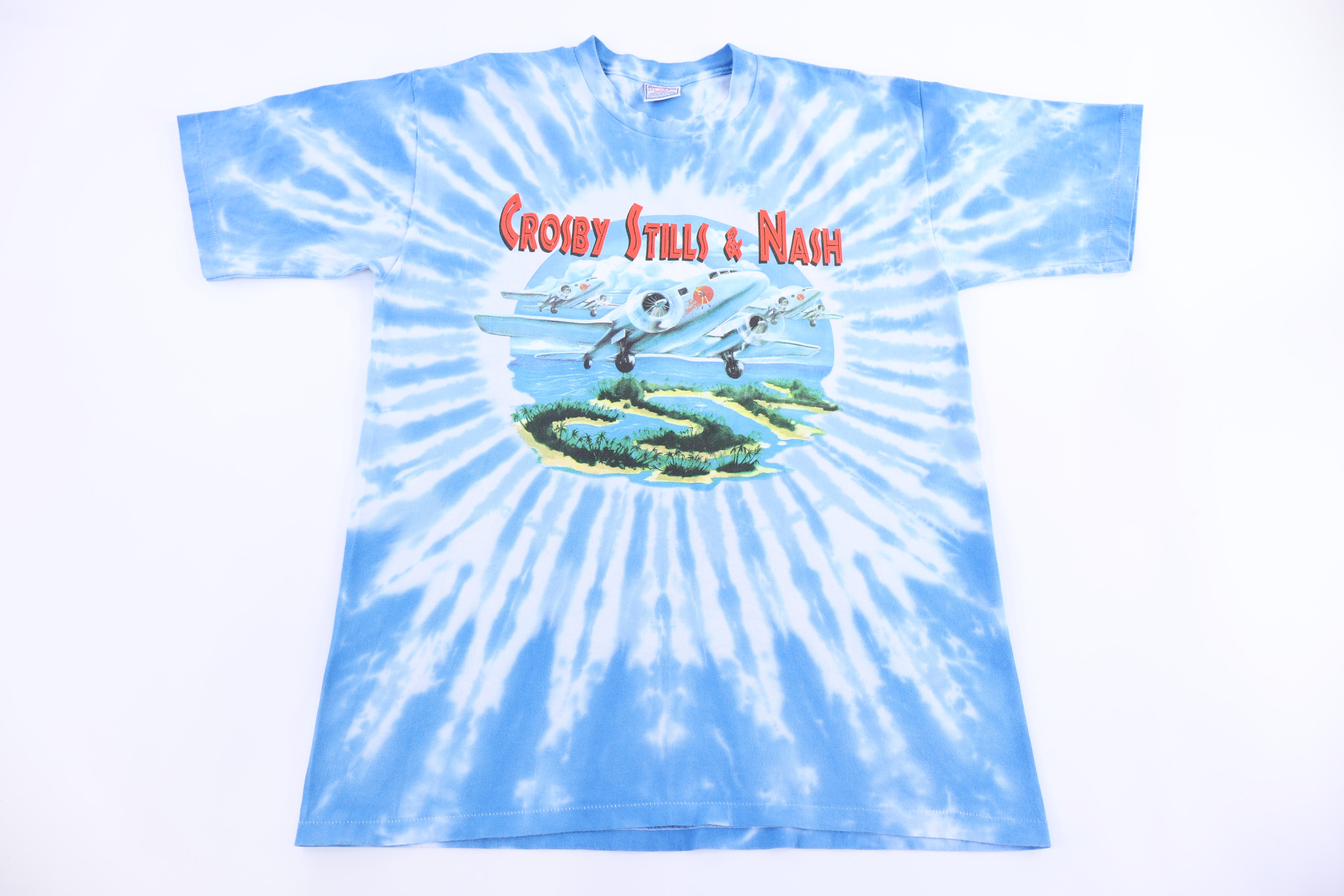 90's Crosby Still & Nash Tie Dye T-shirt - Shirts & Tops - Thrifted Threads