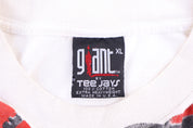 90's Dale Earnhardt Black Knight All Over Graphic T-shirt - Shirts & Tops - Thrifted Threads