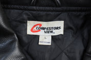 90's Dale Earnhardt Jr Bud Racing Black Leather Jacket - Jackets - Thrifted Threads