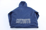 90's Dallas Cowboys Embroidered Hooded Jacket - Jackets - Thrifted Threads