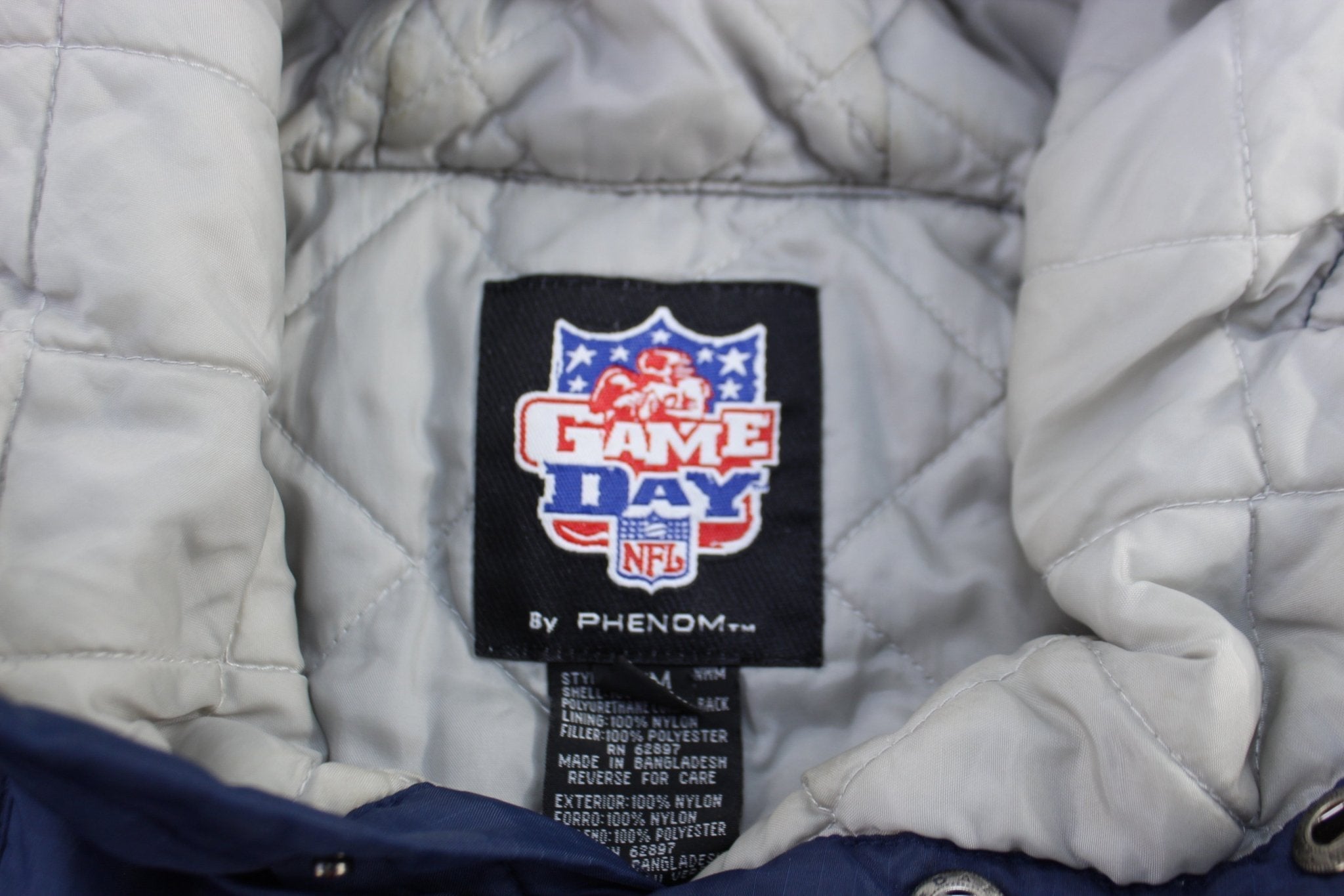 90's Dallas Cowboys Embroidered Hooded Jacket - Jackets - Thrifted Threads