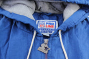 90's Dallas Cowboys Embroidered Starter Hooded Zip Up Jacket - Jacket - Thrifted Threads