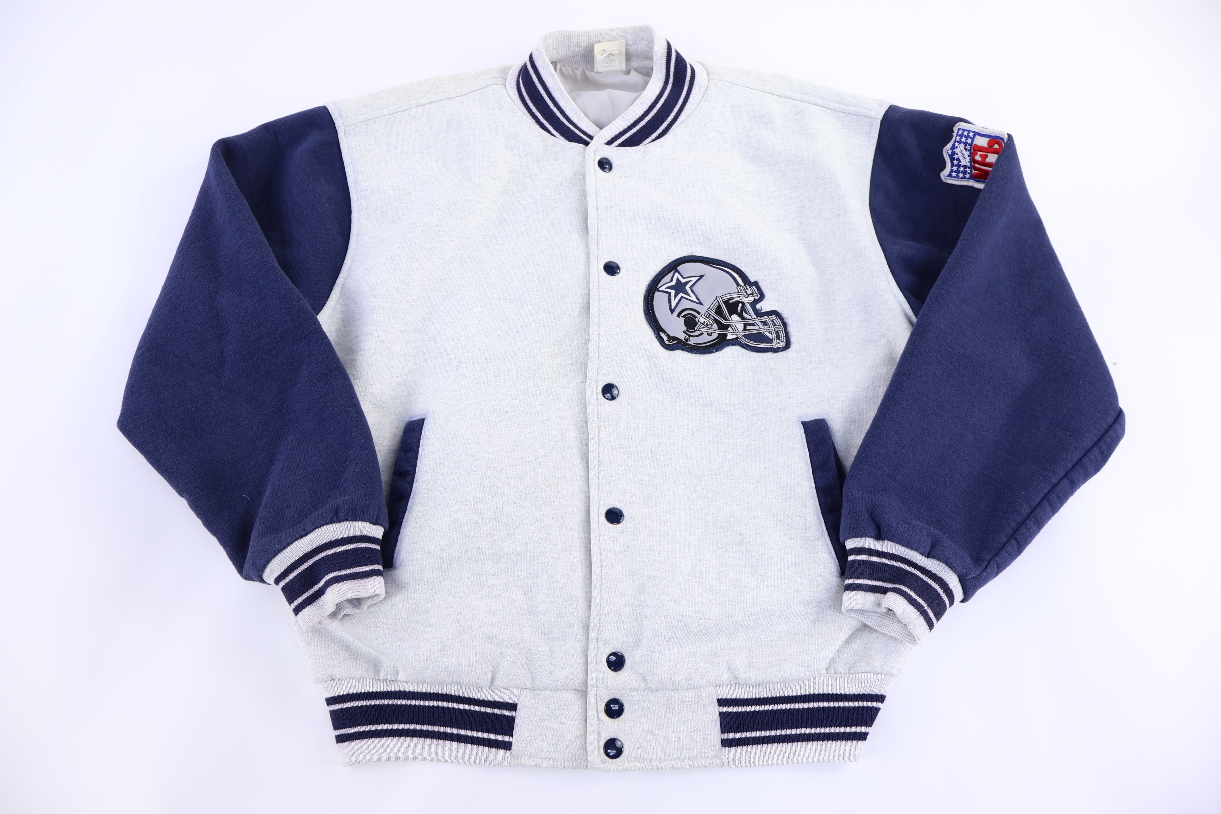 90's Dallas Cowboys Football Bomber Jacket - Jacket - Thrifted Threads